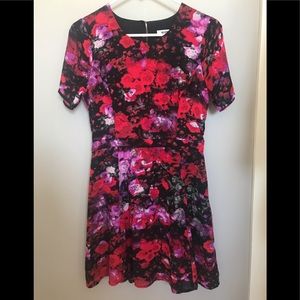 BB Dakota red floral dress